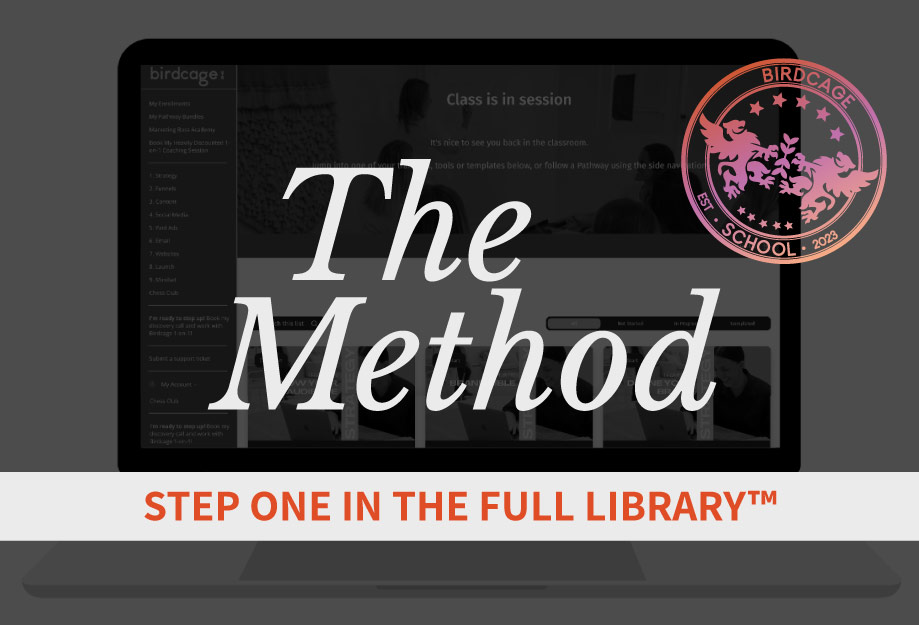 Birdcage-School-The-Method Birdcage-School-The-Method